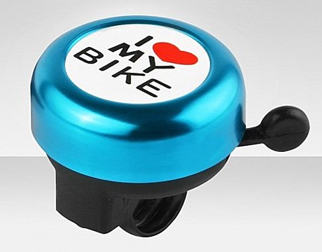 Звонок 3035-13 металл I love my bike