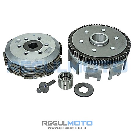 Корзина сцепления Regulmoto PR300 4 клапана (68 зуб. 6/7 диск) 6 передач (в сборе)
