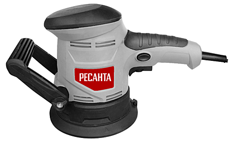 Машина шлифовальная орбитальная Ресанта ЭШМ-125Э (450 Вт.)