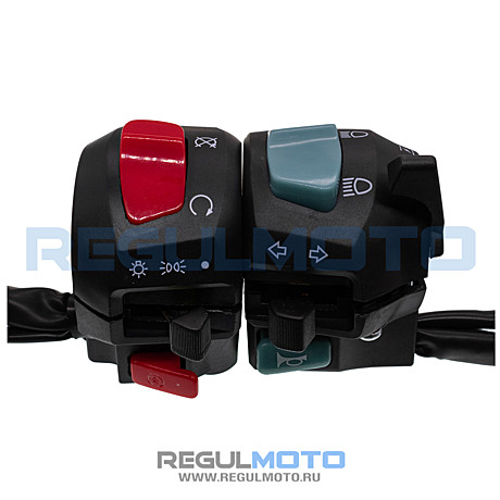 Блок переключателей Regulmoto Senke SK200-9, 200-10, 150-8, T-Leopard, X6, провод L=500мм (компл.)