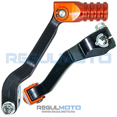 Рычаг переключения передач ZS172FMM Regulmoto NB, PR. CNC (ОРАНЖЕВЫЙ)