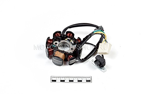 Статор генератора 4Т 152FMI (7+1 катушек)125см3