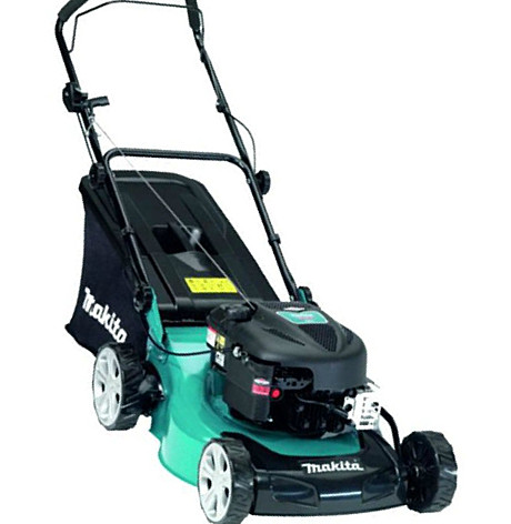Газонокосилка MAKITA бенз. РLM4620 (3,2 л.с.,ширина 46см.,объём 60л.,1200м2)) НЕ САМОХОДНАЯ