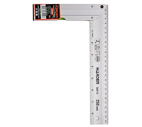 Угольник Harden алюминиевый 300 мм.