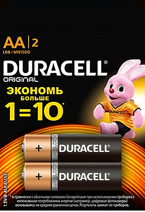 Батарейка Duracell Original AA алкалиновые (