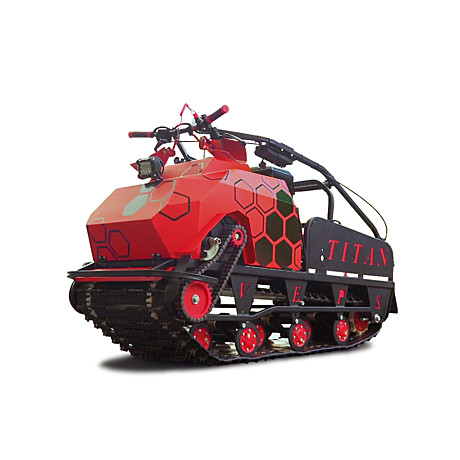 Мотобуксировщик ВЕПС TITAN (15 л.с.,гусеница 500мм.) ДЛИНА 1450 ММ