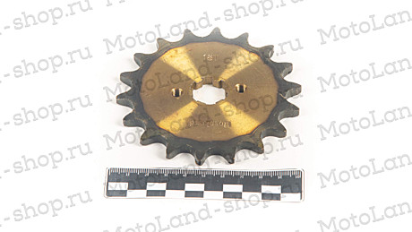 Звезда ведущая 520-19Т 20мм. сталь, закаленные зубья