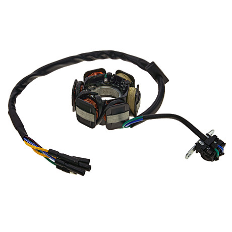 Статор генератора 4Т YX150 см3 (WD150) эл. стартер SM-PARTS