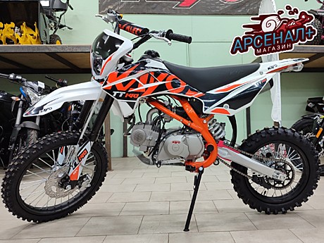 Питбайк KAYO BASIC TT140EM 17/14 KRZ (механ. сцепл., эл. стартер)