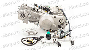 Двигатель в сборе 4Т YX 1P56FMJ 140см3, (49сс)