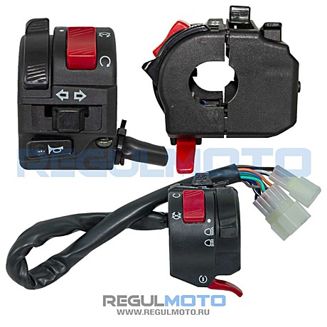 Блок переключателей Regulmoto Legend, Holeshot, CR-X (ЛЕВЫЙ)