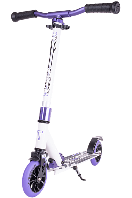 Самокат ТТ JOGGER 145 (Макс.нагрузка: 80 кг) white/purple 