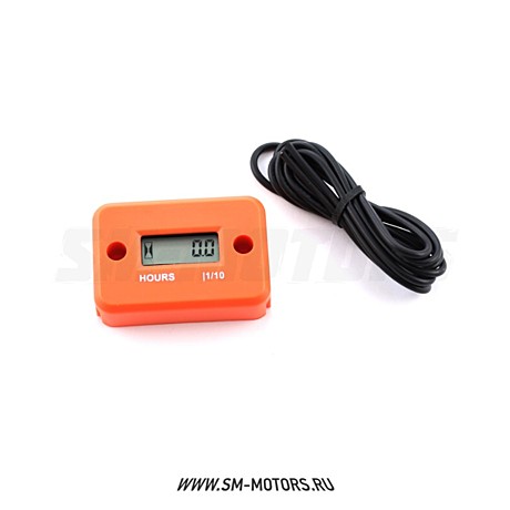 Счетчик моточасов (без тахометра) SM-PARTS SMP-006 оранжевый