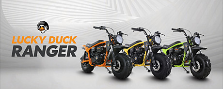 Минибайк Lucky Duck RB200 MAX (вариатор) ОРАНЖЕВЫЙ