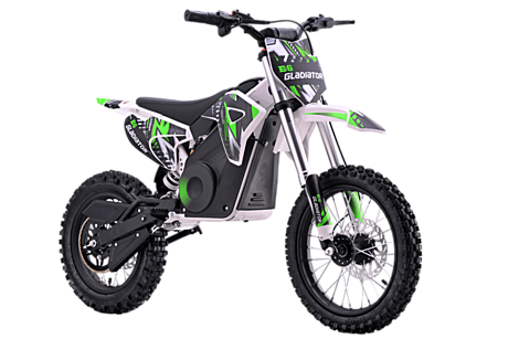 Электропитбайк Gladiator E6 (1600 Вт.,48 В/15 А/ч) колеса 12/14