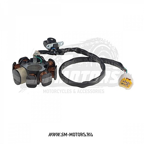 Статор генератора 4Т 1P57QMJ-2D (150см3,вариатор, задн. ход)
