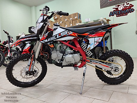 Питбайк Wels TX 125 14/17 (125 сс.,электростартер) КРАСНЫЙ