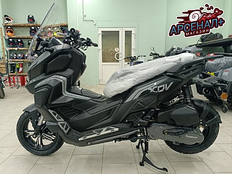 Скутер Regulmoto XDV 300CC 4T (LJ300T-18) EFI (МАТОВЫЙ ЧЕРНЫЙ)