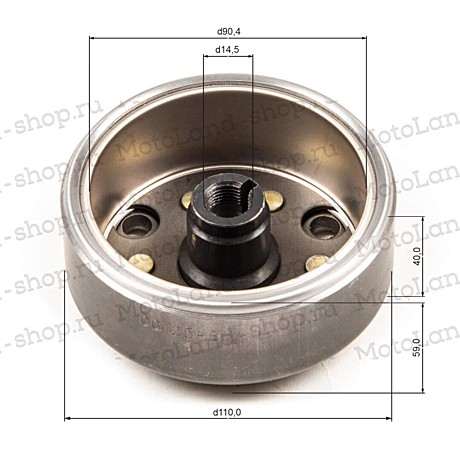 Ротор генератора 169FMM (CB250)