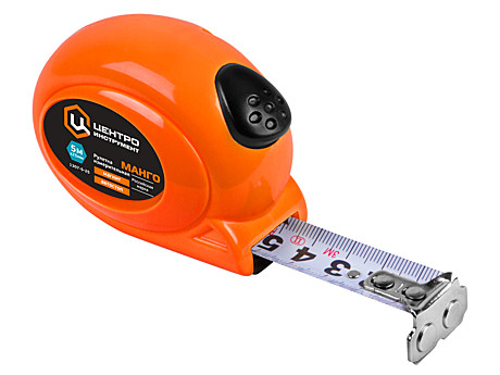 Рулетка ЦЕНТРО инструмент 8 м. (25мм.) МАНГО