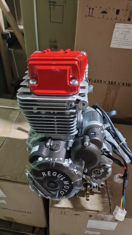 Двигатель в сборе 4Т ZS CB300RL (4 клапана, балансировочный вал, 300сс, поршень 75мм, 6 Gear)